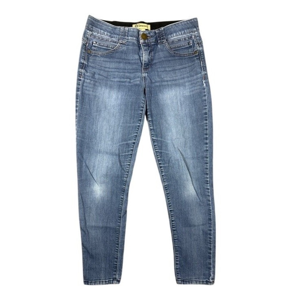 Democracy Ab Solution Skinny Jeans Womens 6 Medium Wash Blue Stretch Denim C8-09